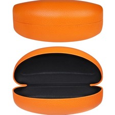 Classic Large Sunglasses Case - Stylish Eyewear Protection with Flocking Lining