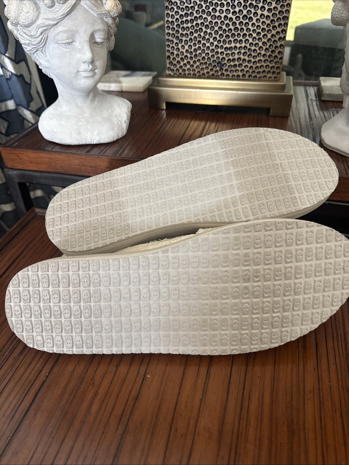 SAOLA Mocassini Sanuk Donna St Soft Top Canapa Donna Taglia 6 Suola Ortopedica 1” Sabbia Nuovi