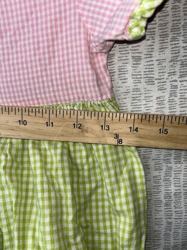Vintage Cottontail Originals Size 6 Multicolor butterflyDress Pink Green - Picture 9 of 9