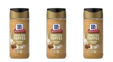 McCormick English Toffee Finishing Sugar 3.81 Oz Exp 6/2026  Lot Of 3