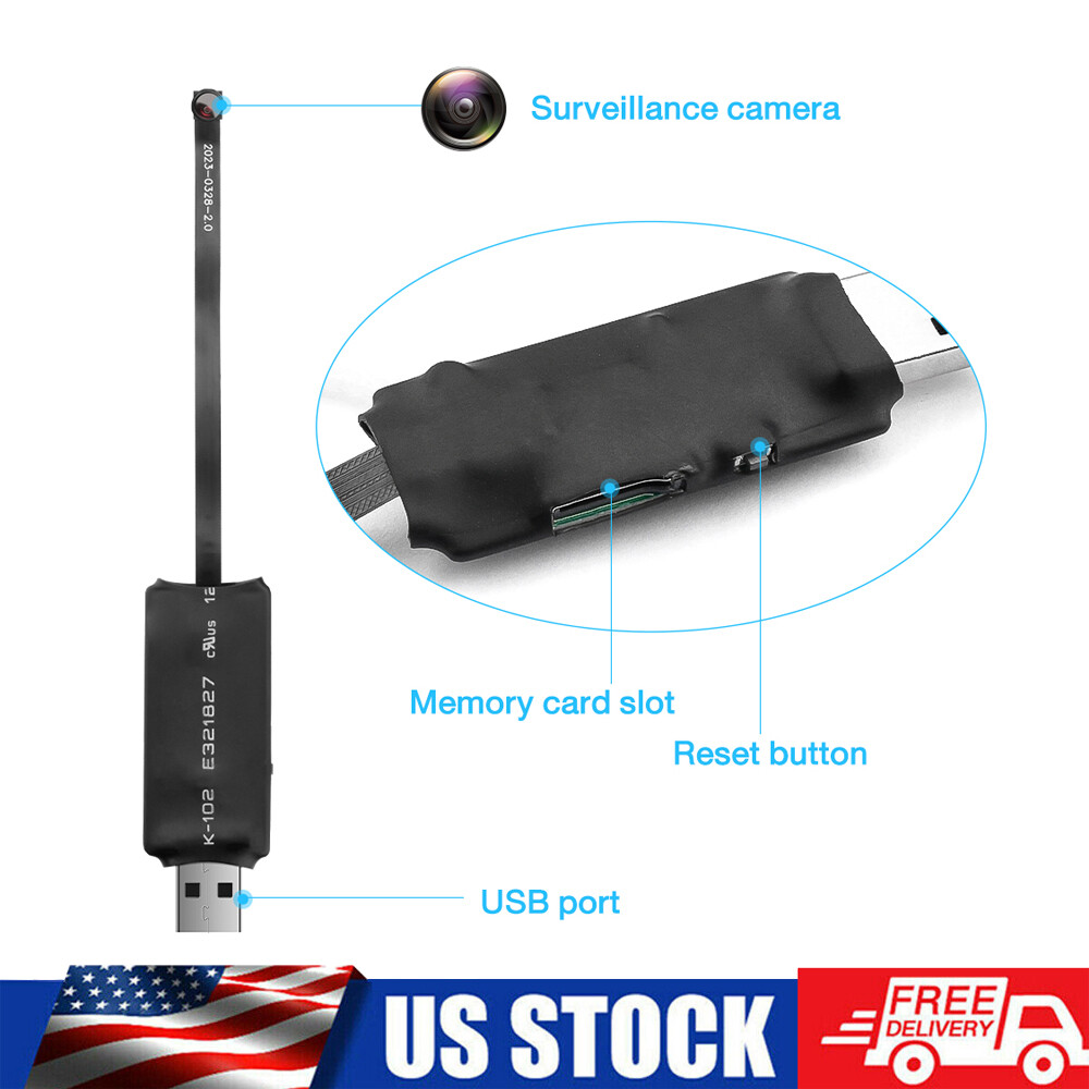 1080P HD Mini WiFi Security Camera with Mic for Home Office Nanny DVR