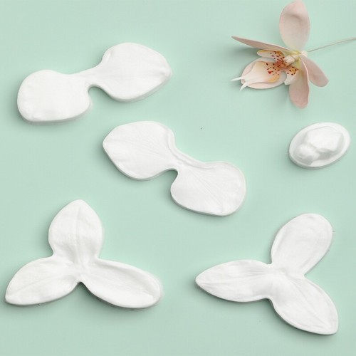 Stampo silicone fondente orchidea farfalla petali stampo plastica fai da te artigianato - Foto 2 di 5