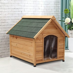 winter dog kennel