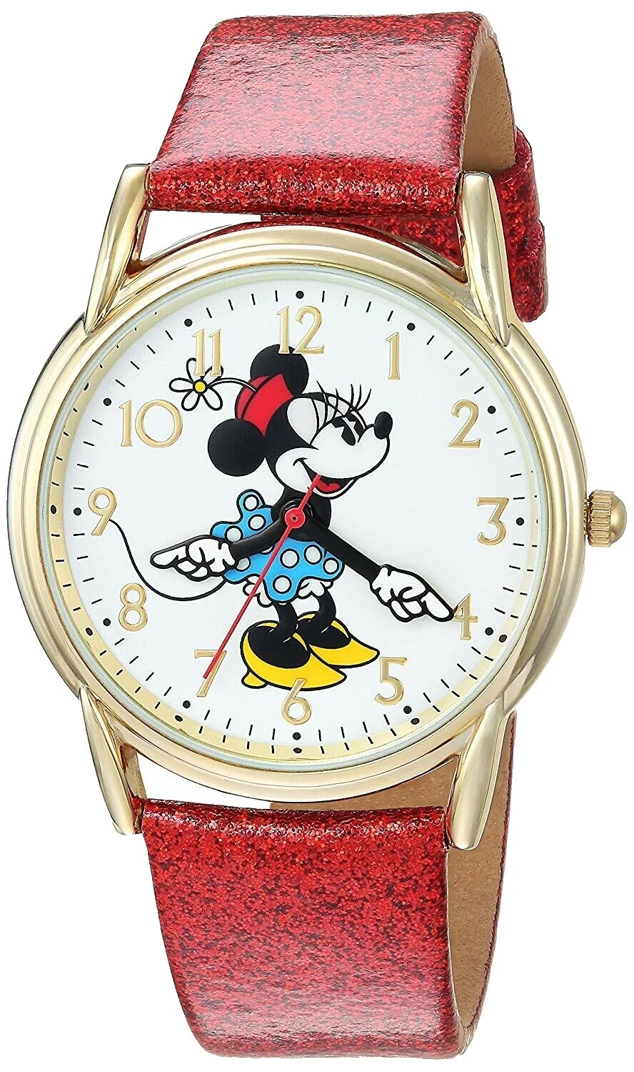 Relojes de pulsera informales Disney con caja de acero inoxidable