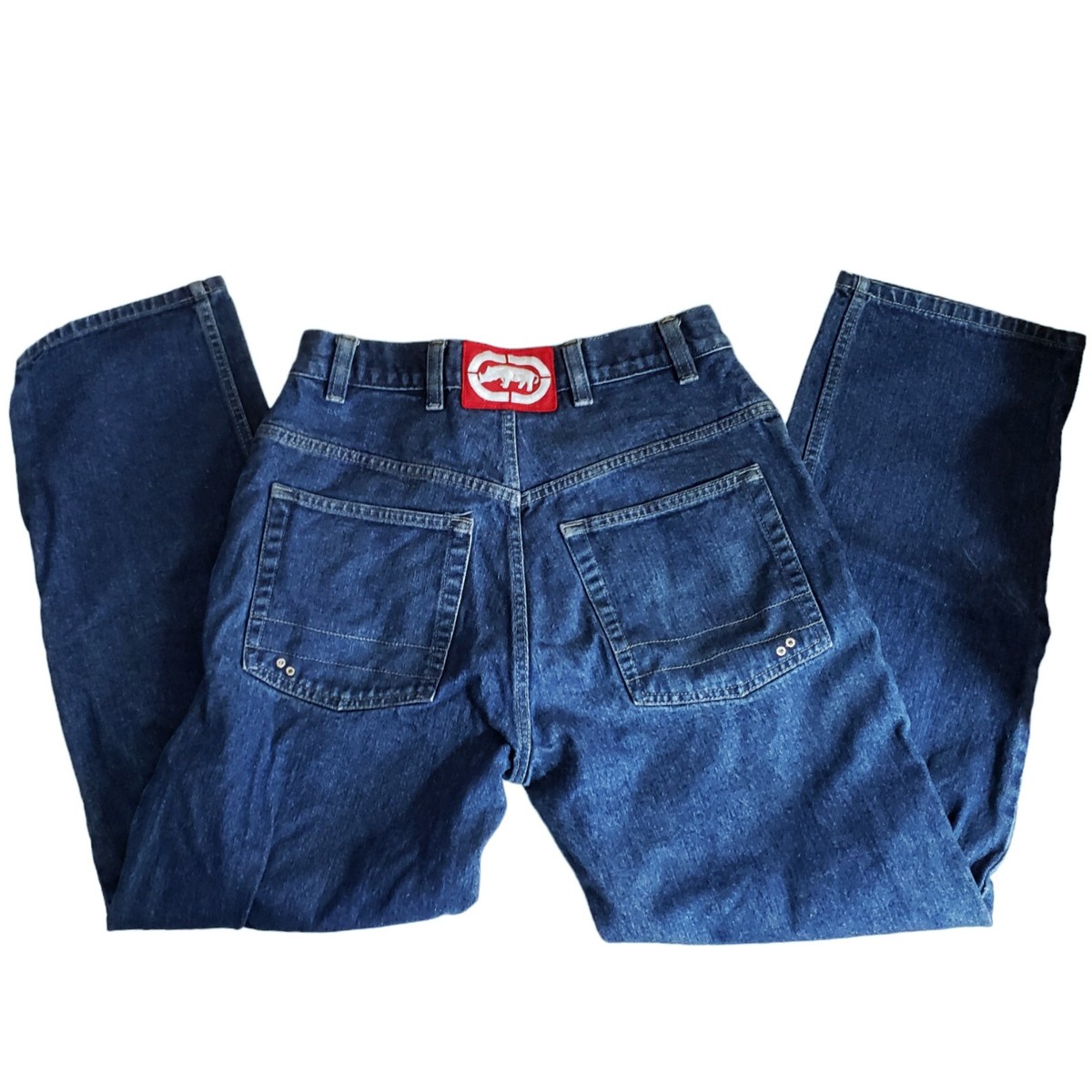 パンツ 00s ECKO UNLTD BAGGY DENIM PANTS Ecko Unltd jeans, blue vintage baggy pants, 90s hip hop, Y2K