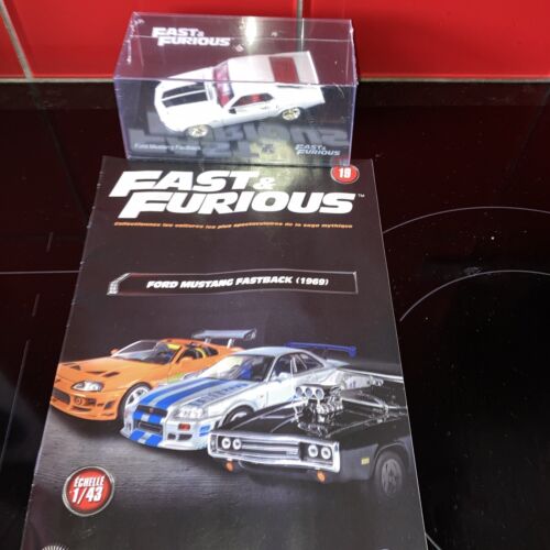 Altaya 1/43  FAST -FURIOUS N°19 FORD MUSTANG FASTBACK 1969   NEUF - Photo 1/2