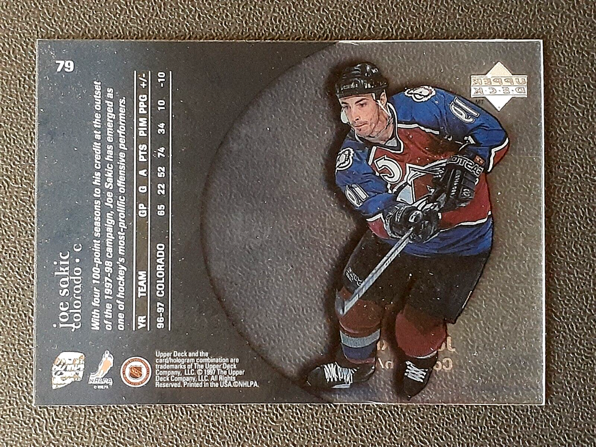 JOE SAKIC 1997-98 UPPER DECK ICE 97-98 NO 79 42721 | eBay