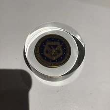 Congressional MOH Medal of Honor Foundation Challenge Coin Paperweight Rare