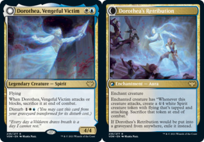x1 Dorothea, Vengeful Victim // Dorothea's Retribution - Foil R MTG Innistrad: C