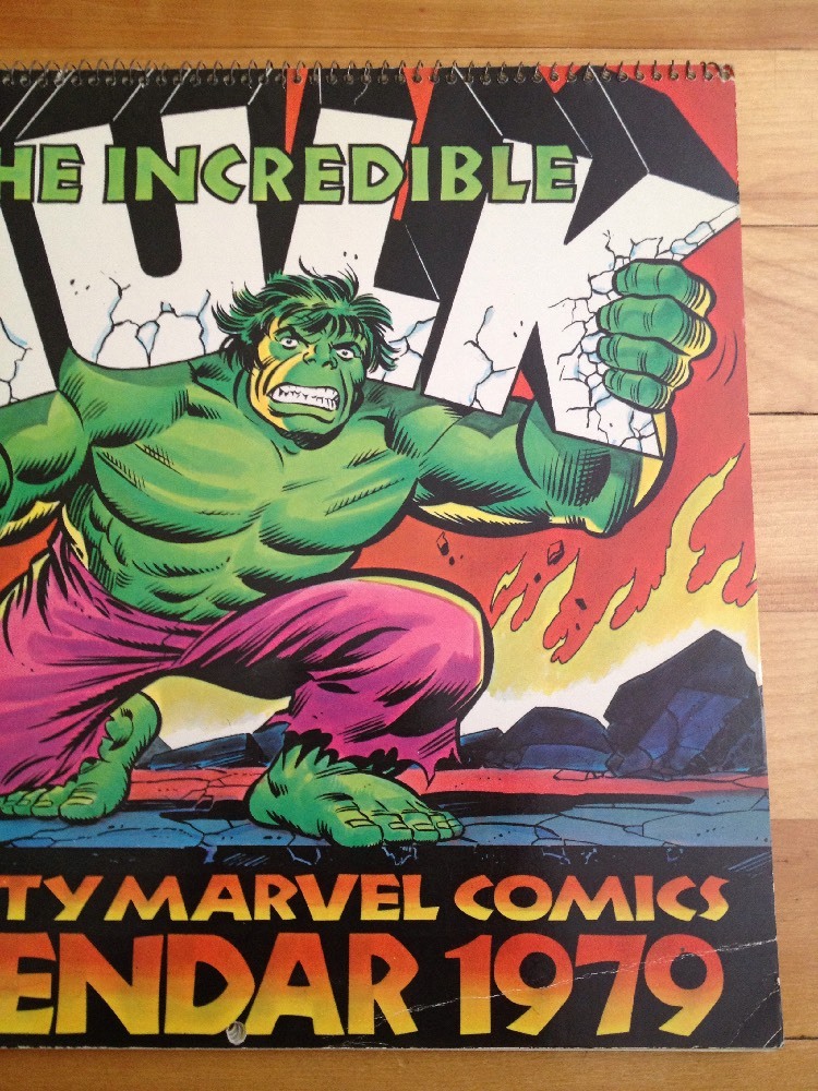 hulk marvel calendar 1979 | eBay