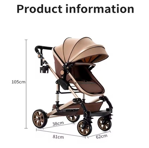 All-In-One Baby Stroller Travel System Pram Light 4 Wheel Strollers for - Picture 5 of 23