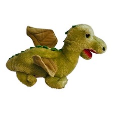 1980 Vintage Dakin Fire Breathing Dragon Made In Korea Stuffed Animal Plush 14  
