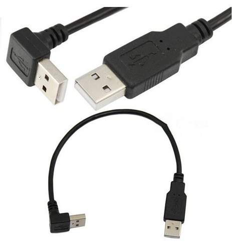 Adattatore USB 3.0 Maschio-Femmina Angolato – 20 Cm – Su/Giù/Sinistra/Destra Per PC E Laptop