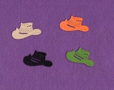 COWBOY 2 HAT die cuts scrapbook cards