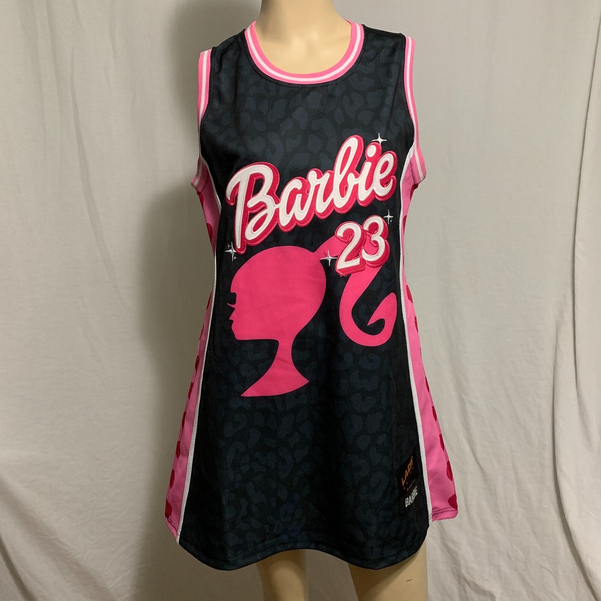 Headgear Classics Basketball Jersey Dress Lady Elite Barbie 23 Leopard  Women L | eBay