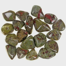 DRAGONS BLOOD JASPER TUMBLESTONE 25MM- 30MM PREMIUM CRYSTAL TUMBLE STONE 1 PIECE