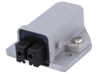 932045106 STAKAP 200 Steckverbinder: rechtwinklig ST Buchse weiblich PIN: 2 codi