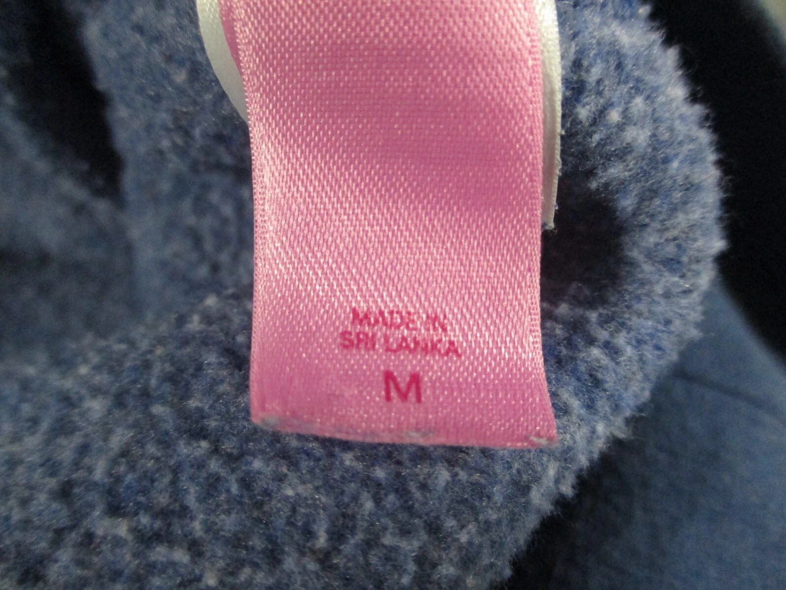 UNDERCOVER ROSA Victorias Secret College Vault WVU donna blu medio pullover felpa con cappuccio logo