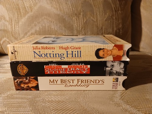 3 Julia Roberts VHS Notting Hill Conspiracy Theory My Best Friend's Wedding - Picture 4 of 11