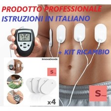 ELETTROSTIMOLATORE PROFESSIONALE PER MUSCOLI ADDOMINALI PETTORALI GLUTEI GAMBE 