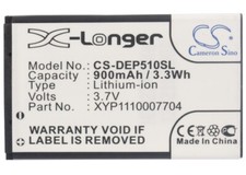 Replacement Battery For Doro 3.7v 900mAh / 3.33Wh Mobile, SmartPhone Battery