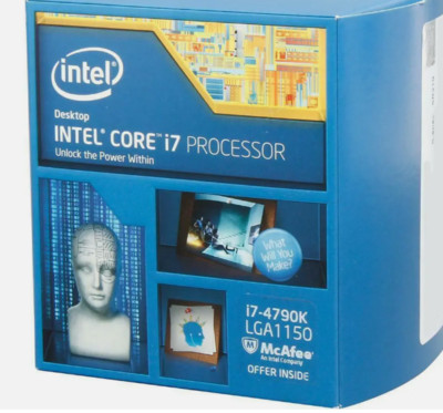 NEW Intel Core i7-4790K 4.00 GHz Quad-Core LGA1150 SR219 CPU Processor