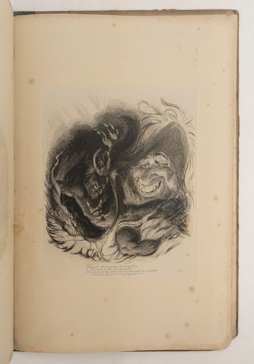 1831年　THE DEVIL'S WALK LANDSEER 1831年 THE DEVIL'S WALK LANDSEER print; book of prints