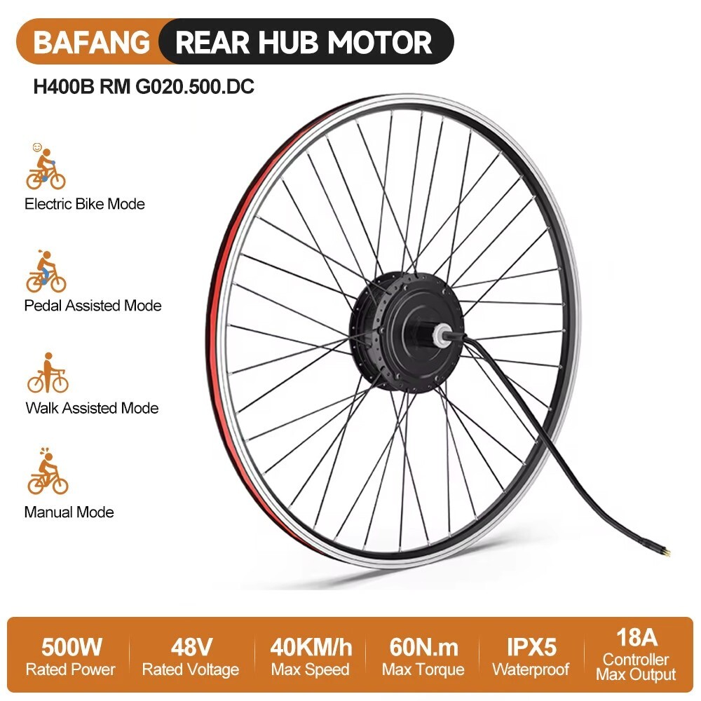 bafang 電動ホイール　36v-48v Amazon.com : BAFANG BBS02B 36V/48V 500W Mid Drive Kit 48V Ebike