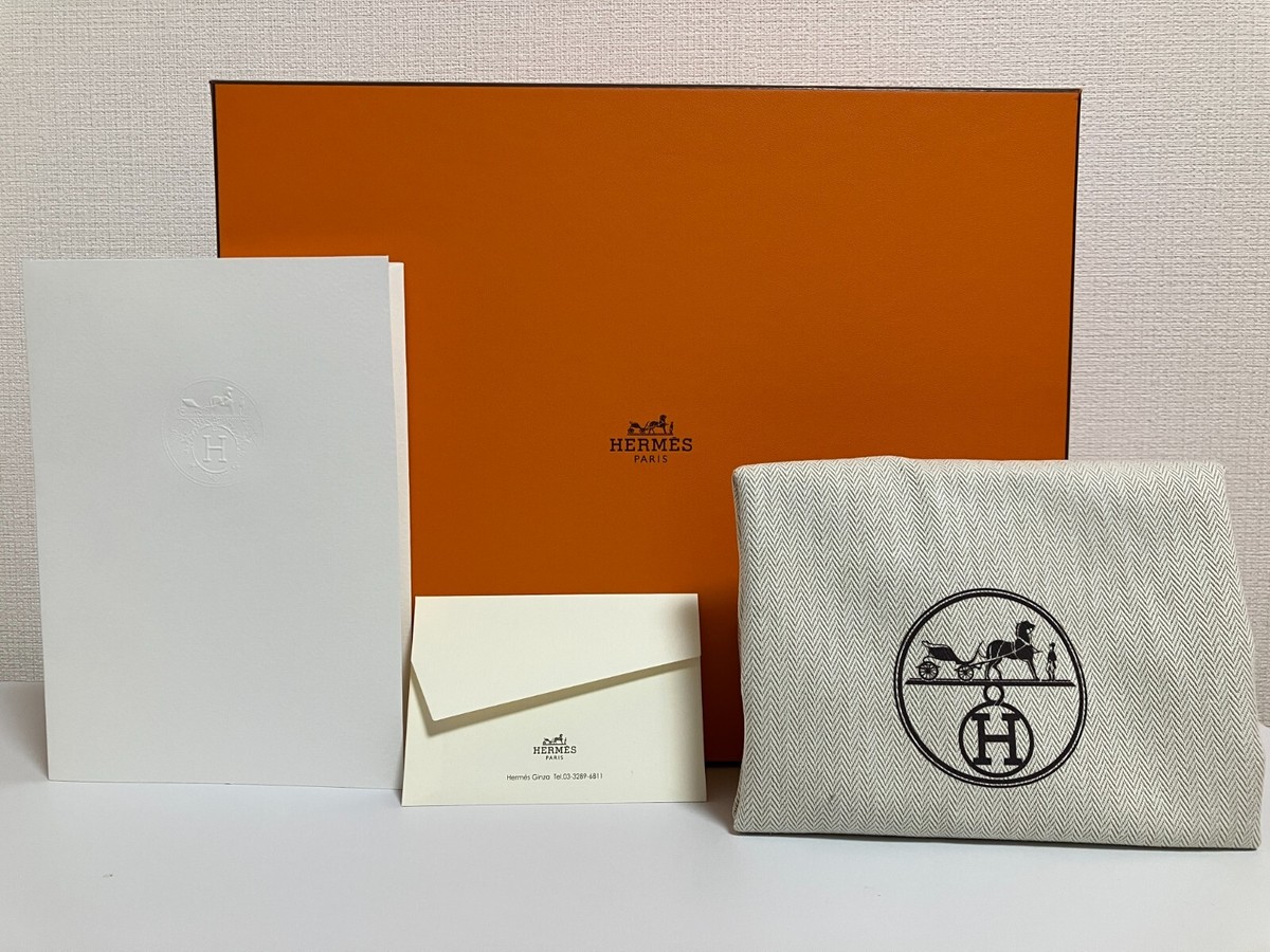 Authentic Hermes Large Empty Box 14” X 11.4” X 4.7” Fits Constance