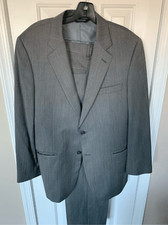 Jos a bank gray suit jacket size 42R and pants 36R