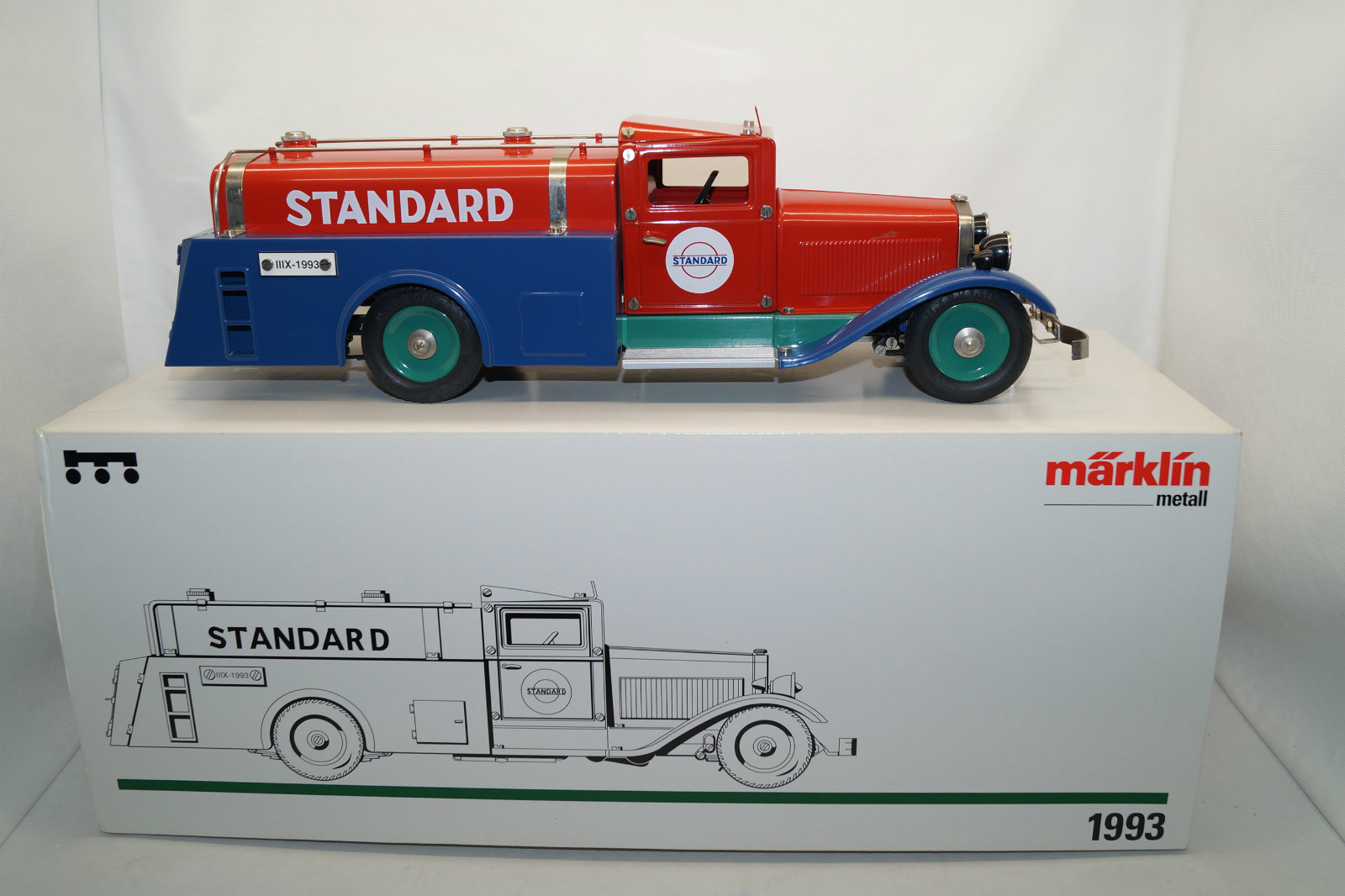 Märklin camión cisterna camiones standard oil chapa 1993 Märklin camión cisterna camiones standard oil chapa 1993