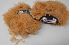 2 Skeins Austermann EISBAR Orange Thick Eyelash Yarn