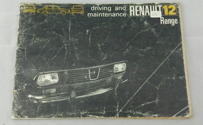 RENAULT 12 Range Driving and Maintenance Manual with Diagnostics July