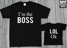 Father Son Matching Shirts Funny New Mom Baby Dad Daughter Daddy Christmas Gift