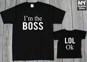 funny mom and baby shirts