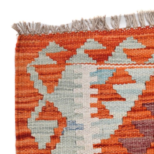 Afghan Runner Chobi Vegetable Kilim Rug Handmade Pure Fiber 7x2.5 ft - Picture 8 of 8