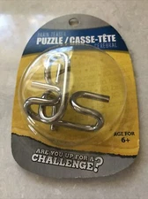 Brain Teaser Metal Game New Ages 6+