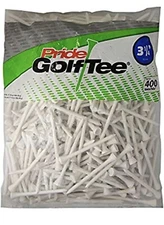 Pride (PG3440075) Golf Deluxe Tee (3-1/4 Inch,  White) - 400 Count