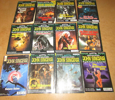 12 Geisterjäger John Sinclair, Jason Dark, Lesepaket Serienmischung -  zh097