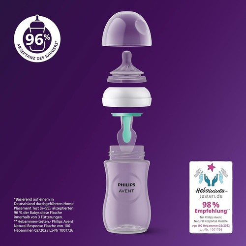 Philips Avent Babyflaschen mit AirFree Ventil, Geschenkset für Neugeborene - Bild 2 von 10