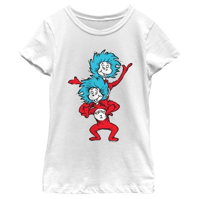 Girl's Dr. Seuss Thing One and Thing Two T-Shirt