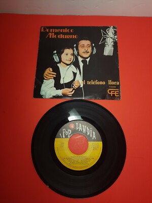 Domenico Modugno El Telefono Llora 45 RPM 7'' Vinyl