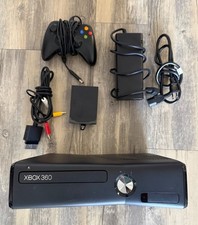 Xbox 360 S Slim 250GB Console Model 1439 Controller Cables Tested Reset