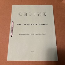Casino 1994 Nicholas Pileggi Filmskript Reproduktion Drehbuch
