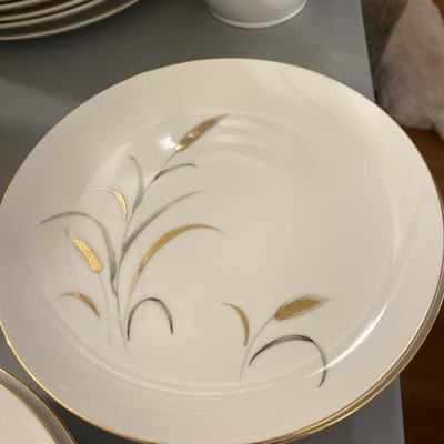 Sango Autumn Gold Lot Of 4 China Salad Plate 7.5'' Diameter NP