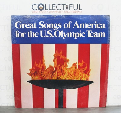 GREAT SONGS OF AMERICA FOR THE U.S. OLYMPIC TEAM - VARIOUS - IN SHRINK LP 