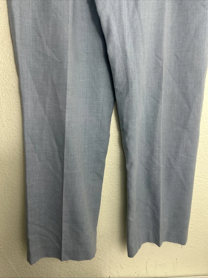 Vintage Arrow Brigade Baby Blue Cotton Linen Dress Pants Mens Size 38x31 - Image 2 of 4