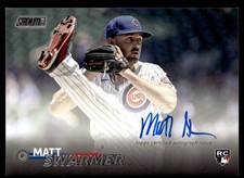 2023 Stadium Club Autographs Matt Swarmer Rookie Auto Chicago Cubs #SCBA-MS