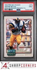 1993 PRO SET POWER UPDATE PROSPECTS #PP9 JEROME BETTIS RC PSA 9