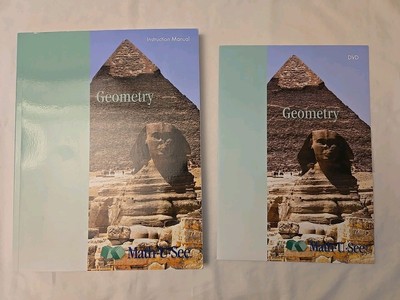 Math U See Geometry Instruction Set, DVDs and Teacher Instruction Manual